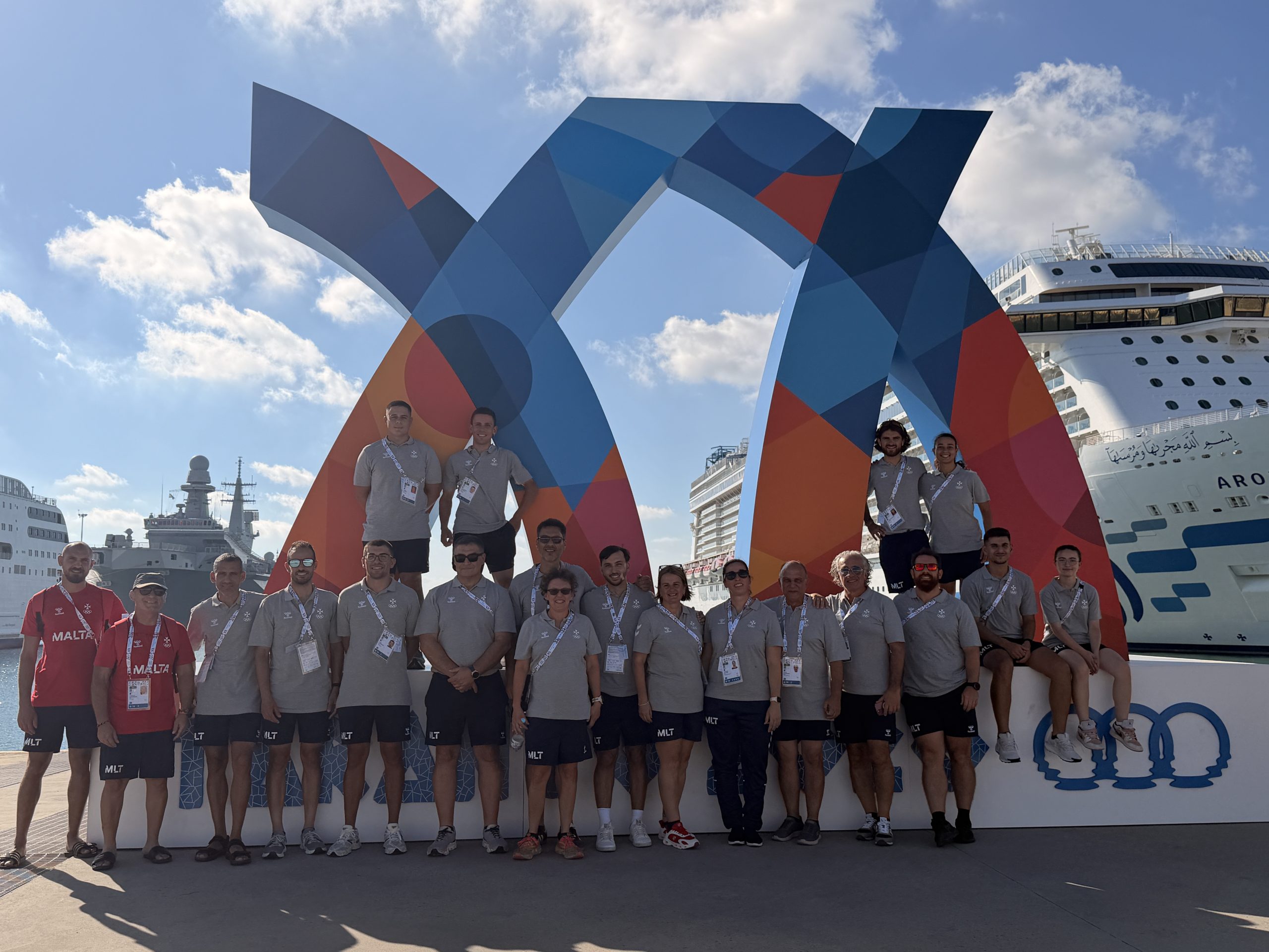 Team Malta Officially Welcomed at the 20th Mediterranean Games Village in Taranto